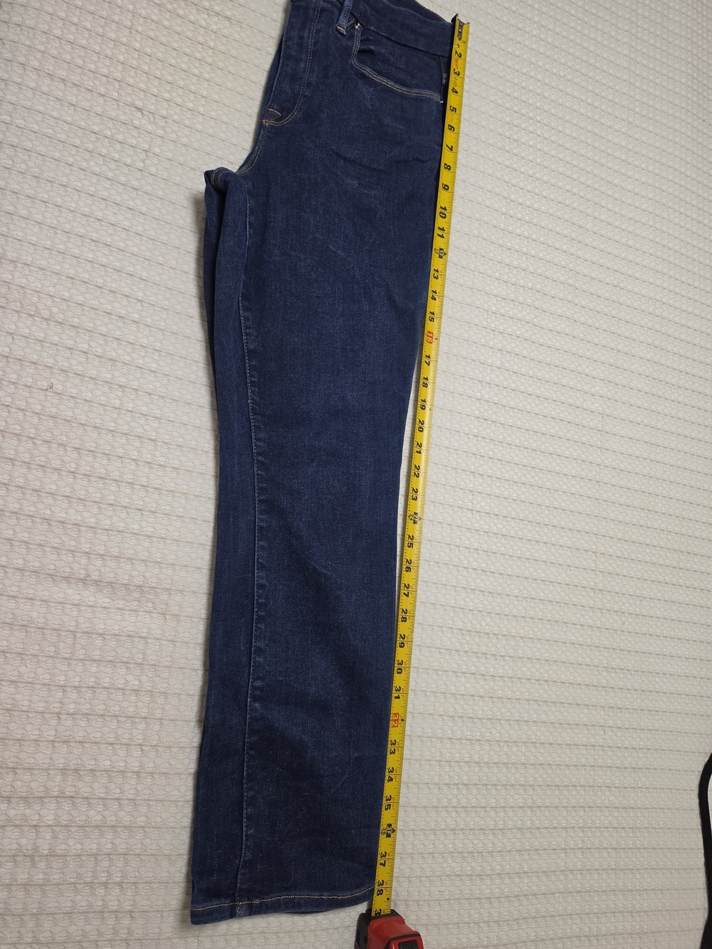 Good American Deep Indigo Flared Jeans - Picture 14 of 14